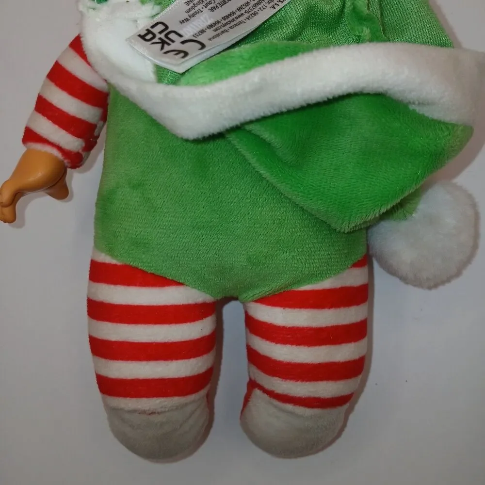 Cry Babies Tiny Cuddles Christmas Elf 10 inch Baby Doll